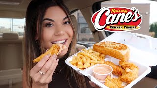 Raising Canes Mukbang [upl. by Thisbee]