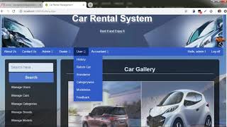 Car Rental Management System Demo Project in Aspnet C Sharp [upl. by Sibie]