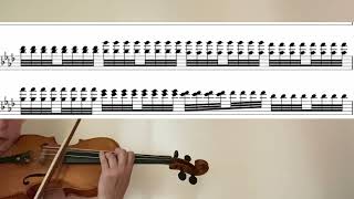 Vivaldi Winter violin tutorial 2nd part from 1st movementsheet musicclose upperformance tempo [upl. by Gilmour]