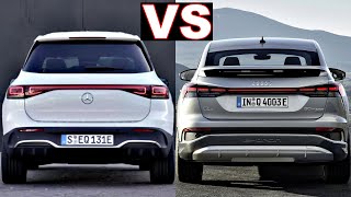 2022 Audi Q4 etron vs Mercedes EQB 2023 q4 etron sportback up to 323 miles eqb up to 260 miles [upl. by Urbain]