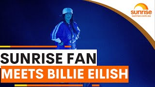 Sunrise winner meets Billie Eilish [upl. by Bellda]