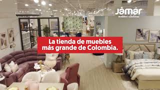 Jamar El Edén Bogotá  La tienda de muebles y colchones más grande de Colombia [upl. by Anile]