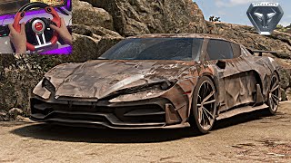 REBUILDING  ITALDESIGN ZEROUNO 2018  Forza Horizon 5  Steering Wheel  Shifter  Gameplay [upl. by Hutson]