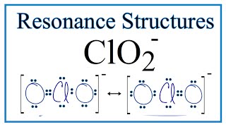 Resonance Structures for ClO2 [upl. by Yddub196]