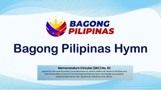 BAGONG PILIPINAS HYMN Lyrics [upl. by Clint]