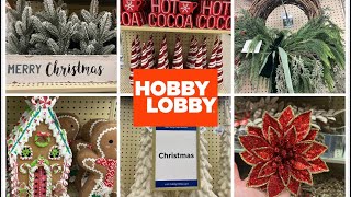 Hobby Lobby  2024 Christmas Decor Sneak Peek  Shop With Me [upl. by Smiga980]