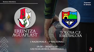 EREINTZA AGUAPLAST vs TOLOSA CF ESKUBALOIA [upl. by Eeresed488]