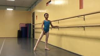 Battements Tendus  Practice For RAD Grade 2 Ballet Exam [upl. by Kcolttam]