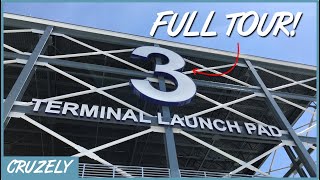 Port Canaveral CT3 Mardi Gras Cruise Terminal Complete Tour  BEFORE It Opens [upl. by Airdnas]