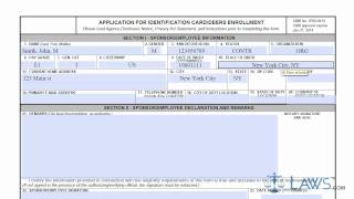 Learn How to Fill the DD form 1172 Application for Identification CardDEERS Enrollment [upl. by Kcirderf]