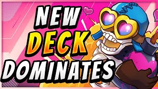 NEW UNEXPECTED DECK DOMINATES CLASH ROYALE 😈 [upl. by Eiroc]