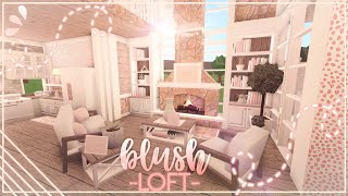 blush loft  bloxburg speedbuild  nixilia roblox [upl. by Vani121]