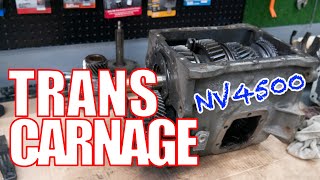 SPECIAL TOOLS NEEDED  NV4500 Transmission Teardown Video CHEVY MOPAR [upl. by Austine]