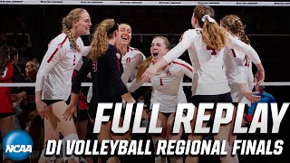 Stanford v Penn State Full replay of 2019 NCAA volleyball regional finals [upl. by Aihsatal62]