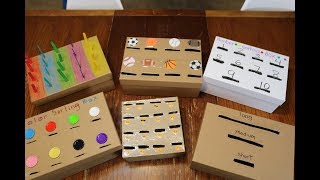 Preschool Task Boxes for Early Learning and Basic Skills Practice [upl. by Renner]