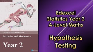 Edexcel ALevel Maths Statistics 2  Hypothesis Testing for the Normal Distribution [upl. by Akcinahs]