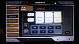 Aquatronica Touch Controller Tutorial 4 Power unit In Italian [upl. by Yulma856]