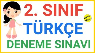 2 Sınıf Deneme Sınavı  2 Sınıf Dersleri  Türkçe [upl. by Bil]