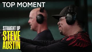 Steve Austin And IceT Hit The Gun Range  Straight Up Steve Austin  USA Network [upl. by Lasser]