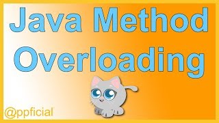 Java Method Overloading Example  How to Overload Methods  Appficial [upl. by Homovec]