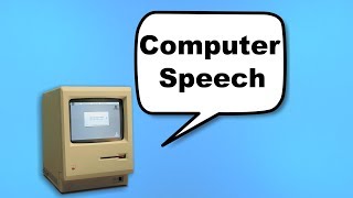 The Evolution of Computer Speech [upl. by Constant]