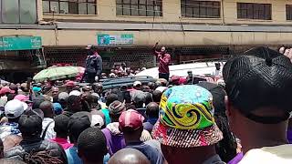 Breaking News Nairobi Standstill as Gachagua Visits Marikiti Market  Muthurua [upl. by Nahraf]