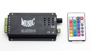 Sound Activated RGB LED Music Controller [upl. by Etem]