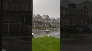 Storm in Clarington☔️ trend canada rain beutifullnaat [upl. by Rina]