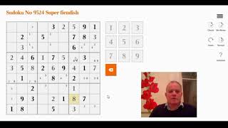 Solving the Super Fiendish Sudoku on 14 December [upl. by Aeirdna]