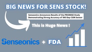 SENSONICS HOLDINGS INC SENS STOCK CHART ANALYSIS  WHY IT FELL  FDA APPROVAL BIG NEWS RELEASE 🚀💰 [upl. by Tikna]