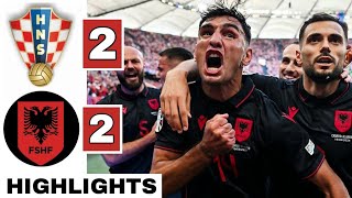 Croatia vs Albania 22  All Goals amp Extended Highlights  UEFA Euro 2024 [upl. by Vez]