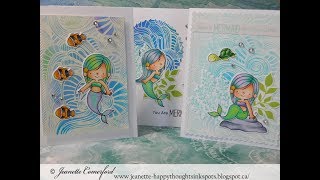 Mermazing Card Set  MFT Stamps [upl. by Mosa]