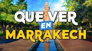 🧳️ TOP 10 Que Ver en Marrakech ✈️ Guía Turística Que Hacer en Marrakech [upl. by Lubbock]