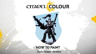 How to Paint Dark Reaper Armour [upl. by Bez]