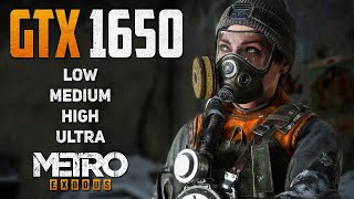 GTX 1650  Metro Exodus  RT ReShade  1080p All Settings Tested [upl. by Henrietta]