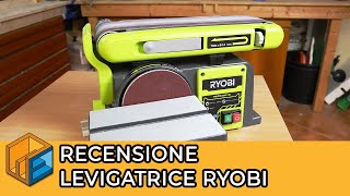 Levigatrice a nastro Ryobi RBDS4601G  Recensione levigatrice da banco per fai da te [upl. by Uos]