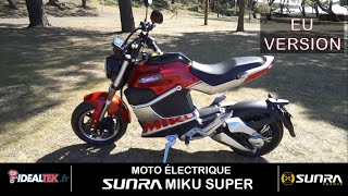 Sunra Miku Super version EU La moto électrique 125cc en version définitive [upl. by Annoel]