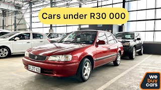 Cars for Someone with a Budget of R30 000 at Webuycars [upl. by Leseil]