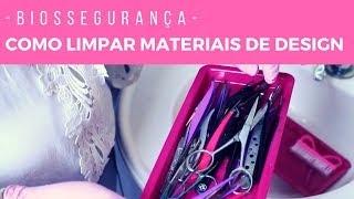 Esterilização de Pinças de Sobrancelhas Como Desinfectar e Limpar Materiais  Biossegurança [upl. by Yuht]