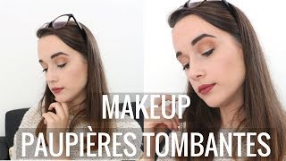 COMMENT MAQUILLER DES PAUPIÈRES TOMBANTES 2 MAKEUPS [upl. by Naomi]