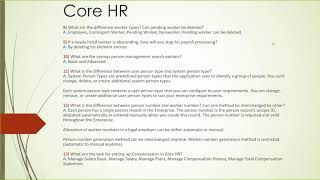 Oracle Fusion HCM Interview Questions with Answers Core HR [upl. by Strickland]