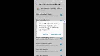 Come rimuovere un account Google dal proprio dispostivo [upl. by Kerwinn786]