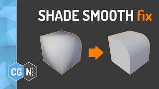 Shade Smooth Fix in Blender [upl. by Lenka746]