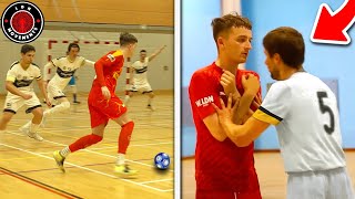 I Played in a PRO FUTSAL MATCH amp We Got REVENGE Football Skills amp Goals [upl. by Frager]