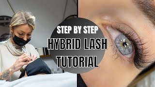 Lash Extension Tutorial  Step By Step Hybrid Set  Hybrid Mapping  QampA [upl. by Soni821]