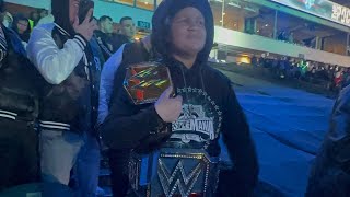 SURPRISING MY NEPHEW WITH WRESTLEMANIA TICKETS Then this happened [upl. by Elocen9]