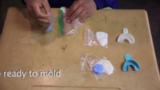 HOW TO MAKE MOLD FOR GRILL GRILLZ GoldSilver Custom Grillz Video Instructions [upl. by Joerg]