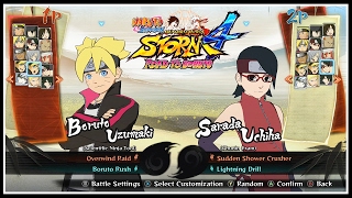 ALL CHARACTERS amp COSTUMES ROAD TO BORUTO amp ALL DLC INCLUDED  Naruto Storm 4 ROAD TO BORUTO [upl. by Tubb]