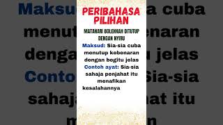 PART 164  Peribahasa pilihan dan Maksud  JenisJenis Peribahasa [upl. by Aikcin629]