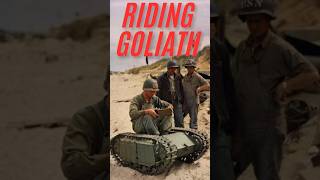 Engineer Rides Captured German Goliath Mine on Normandy Beach WWII Relic Adventure [upl. by Anjali]